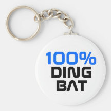 100% dingbat key chains