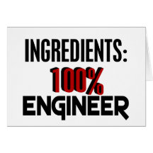 100% Engineer Greeting Card