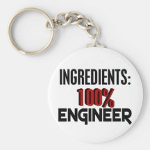 100% Engineer Key Chain