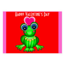 100 Froggy Valentine Cards Business Cards