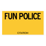 100 Fun Police Citation Business Cards business cards