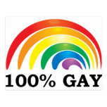 100% Gay Post Card