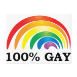 100% Gay Post Card