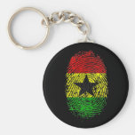 100% Ghanian Ghana DNA pride gifts Keychains