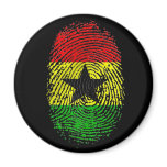 100% Ghanian Ghana DNA pride gifts Refrigerator Magnets