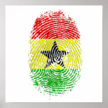 100% Ghanian Ghana DNA pride gifts Posters