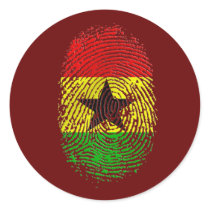100% Ghanian Ghana DNA pride gifts Stickers