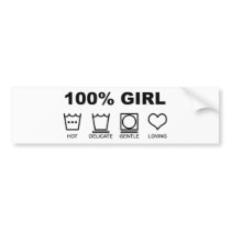 100% Girl Bumper Stickers