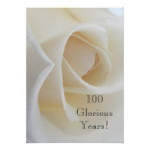 100 GloriousYears ! - Célébration d'anniversaire/r Faire-part Personnalisé