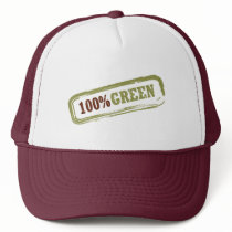 100% Green Hat