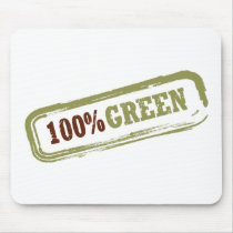 100% Green Mousepad