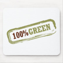 100% Green Mousepad