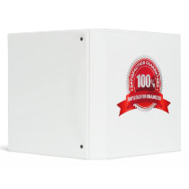 100% Guarantee binders