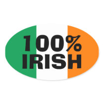 100% Irish Sticker