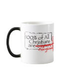 100% of Christians Coffee Mugs