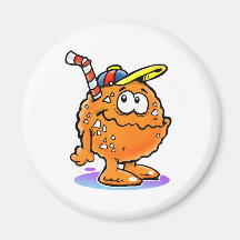 100 % Orange... juice Refrigerator Magnets
