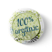 100% Organic Button