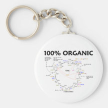 100% Organic (Citric Acid Cycle - Krebs Cycle) Keychain