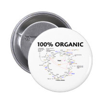 100% Organic (Citric Acid Cycle - Krebs Cycle) Pin