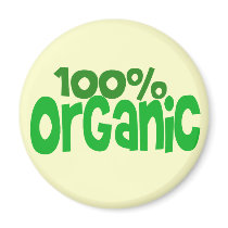 100% organic refrigerator magnet
