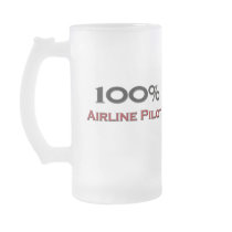 100 Percent Airline Pilot Coffee Mug