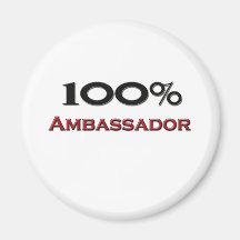 100 Percent Ambassador Refrigerator Magnets
