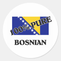 100 Percent BOSNIAN Sticker