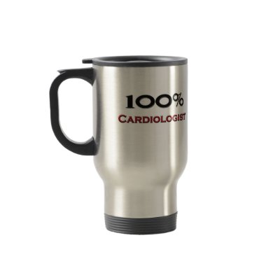 100 Percent Cardiologist Coffee Mug by professions