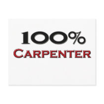100 Percent Carpenter Postcards