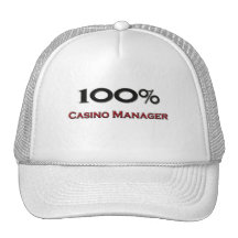 100 Percent Casino Manager Trucker Hat