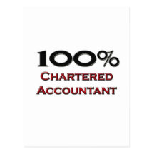 100 Percent Chartered Accountant Post Cards