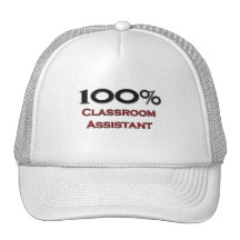 100 Percent Classroom Assistant Mesh Hats