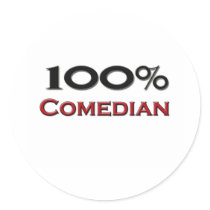 100 Percent Comedian Sticker