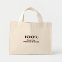 100 Percent Computer Hardware Engineer Canvas Bag