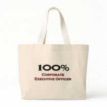 100 Percent Corporate Executive Officer Tote Bags