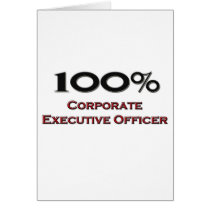 100 Percent Corporate Executive Officer Cards