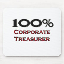 100 Percent Corporate Treasurer Mouse Pad