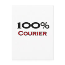 100 Percent Courier Post Cards