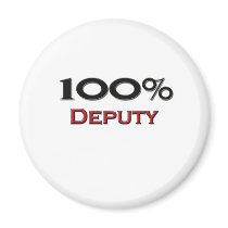100 Percent Deputy Fridge Magnets