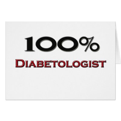 100 Percent Diabetologist Greeting Cards by professions
