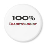 100 Percent Diabetologist magnets