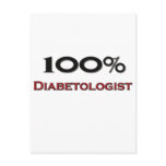 100 Percent Diabetologist postcards