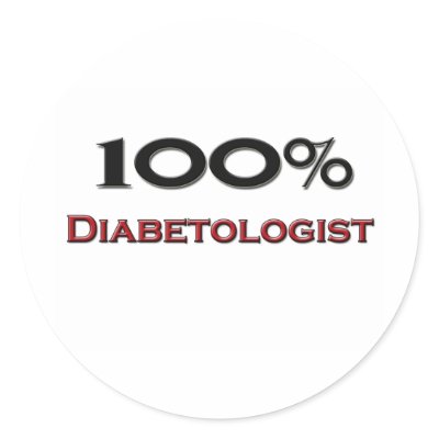 100 Percent Diabetologist Sticker by professions