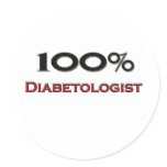 100 Percent Diabetologist stickers