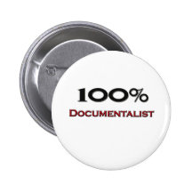 100 Percent Documentalist Button