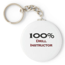 100 Percent Drill Instructor Key Chain