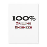 100 Percent Drilling Engineer postcards