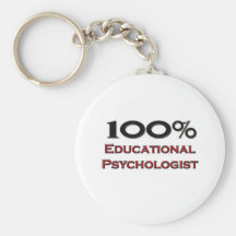 100 Percent Educational Psychologist Key Chain