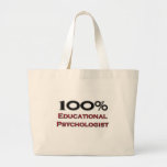 100 Percent Educational Psychologist Tote Bags