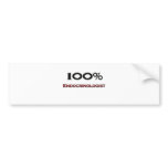 100 Percent Endocrinologist bumper stickers